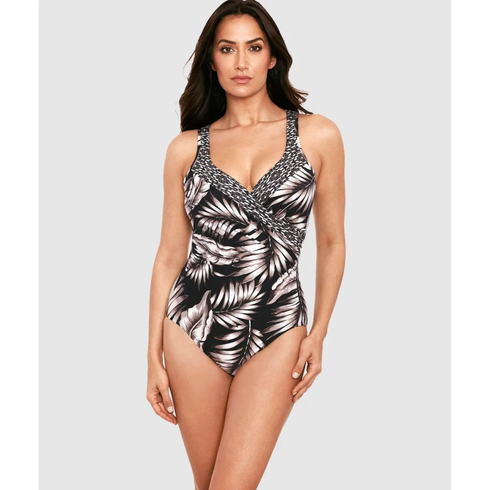 Buy Oasis It's a Wrap Underwired Tummy Control Swimsuit