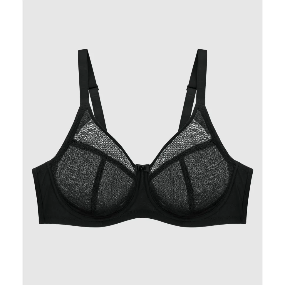 Buy Paige Geometric Lace Unlined Wired Full Bust Bra