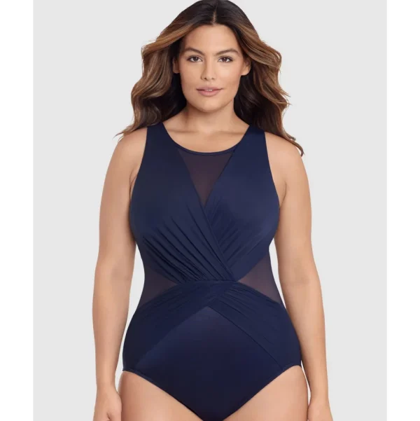 Buy Palma Shaping High Neck Swimsuit PLUS
