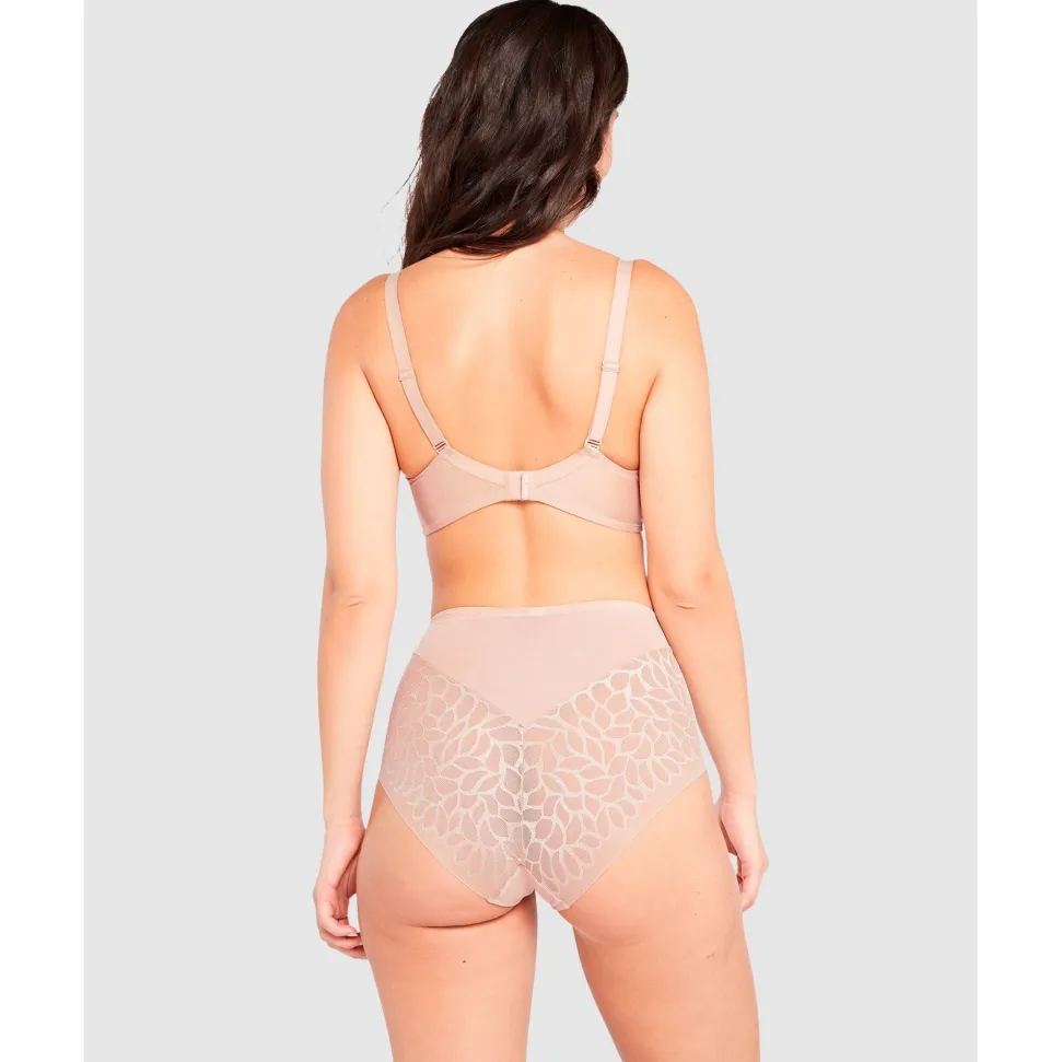 Buy Perfect Curves High Waist Lace Shaping Brief-Blush