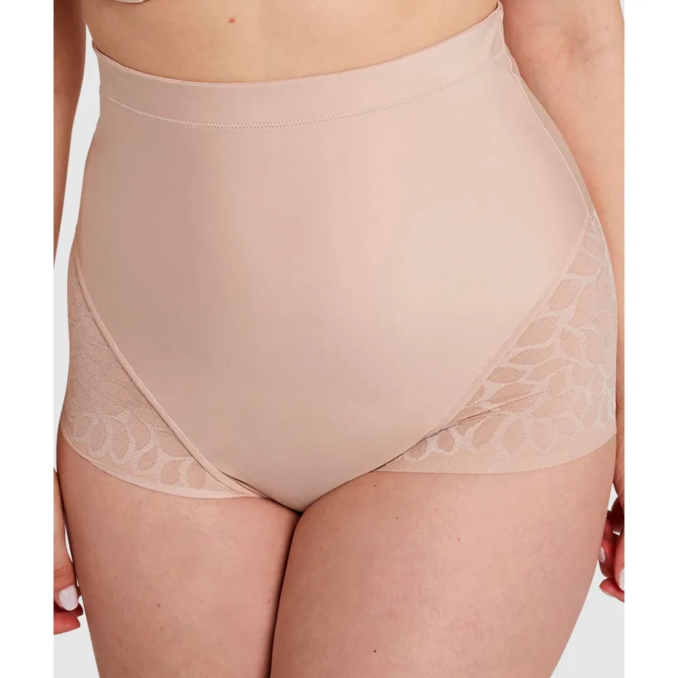 Buy Perfect Curves Ultra High Waist Lace Shaping Brief-Blush