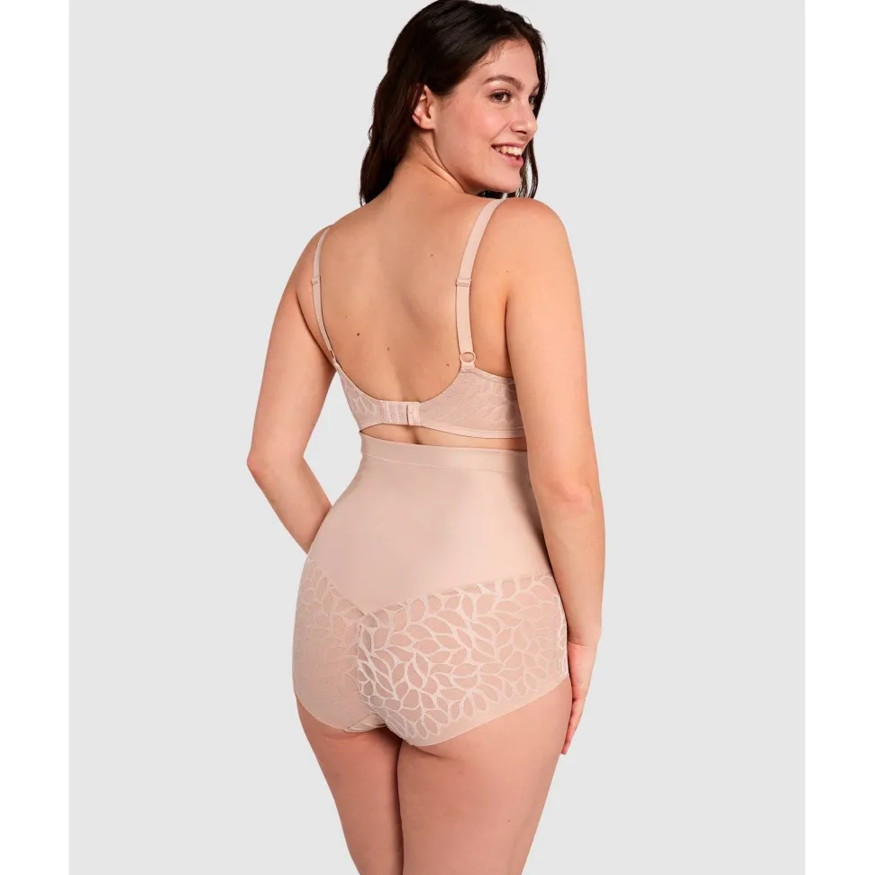 Buy Perfect Curves Ultra High Waist Lace Shaping Brief-Blush