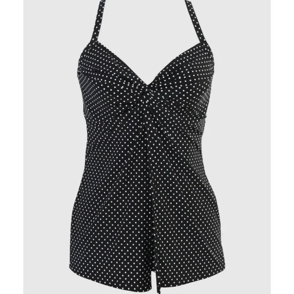 Buy Pin Point Love Knot DD Cup Underwired Tankini Top