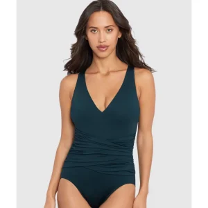 Buy Plot Twist Valerie One Piece Shaping Swimsuit-Verdigris