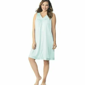 Buy Plus Size Short Sleeveless Nightgown