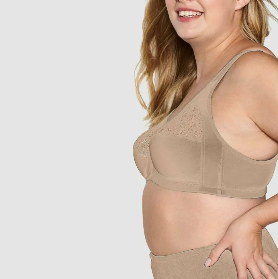 Buy Plus Size Wirefree Bra with Padded Straps