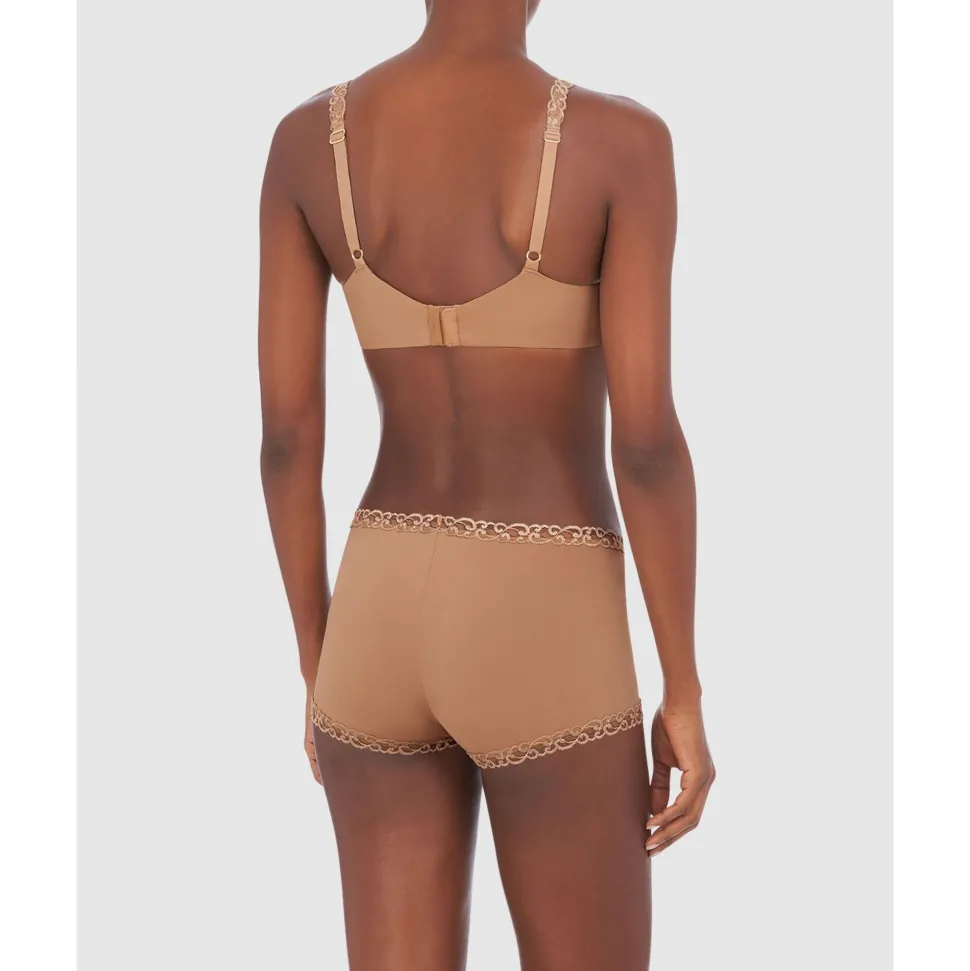 Buy Pure Luxe Smooth Push Up Plunge Bra Cafe