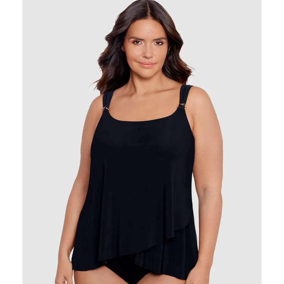 Buy Razzle Dazzle Underwired Plus Size Tankini Top