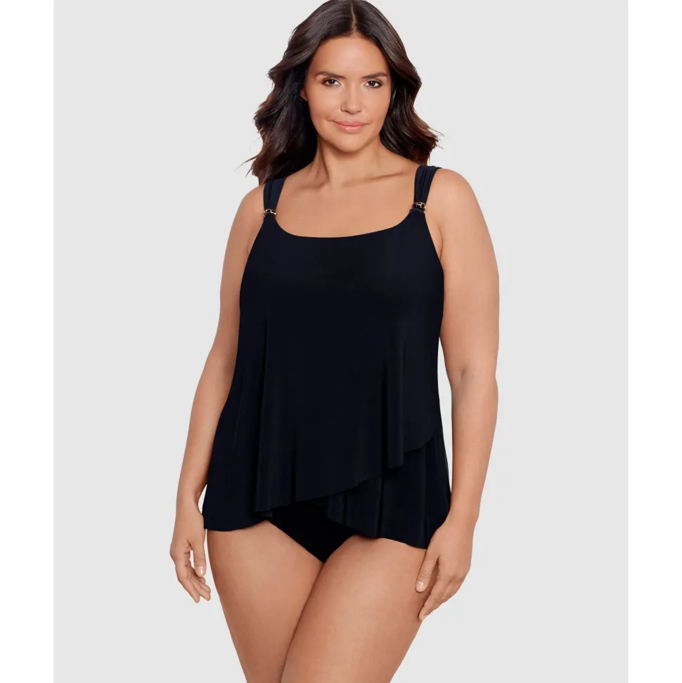 Buy Razzle Dazzle Underwired Plus Size Tankini Top