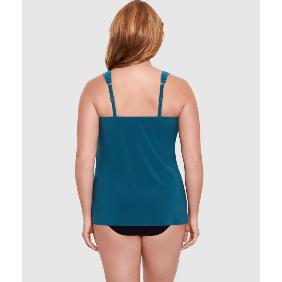 Buy Razzle Dazzle Underwired Plus Size Tankini Top