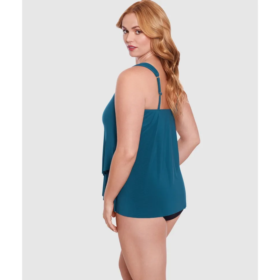 Buy Razzle Dazzle Underwired Plus Size Tankini Top