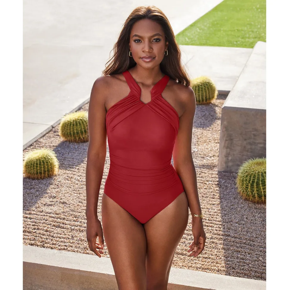 Buy Rock Solid Aphrodite High Neck Shaping Swimsuit