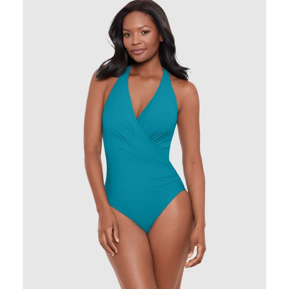 Buy Rock Solid Wrapsody Halter Neck Shaping Swimsuit