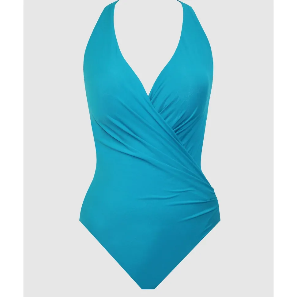 Buy Rock Solid Wrapsody Halter Neck Shaping Swimsuit