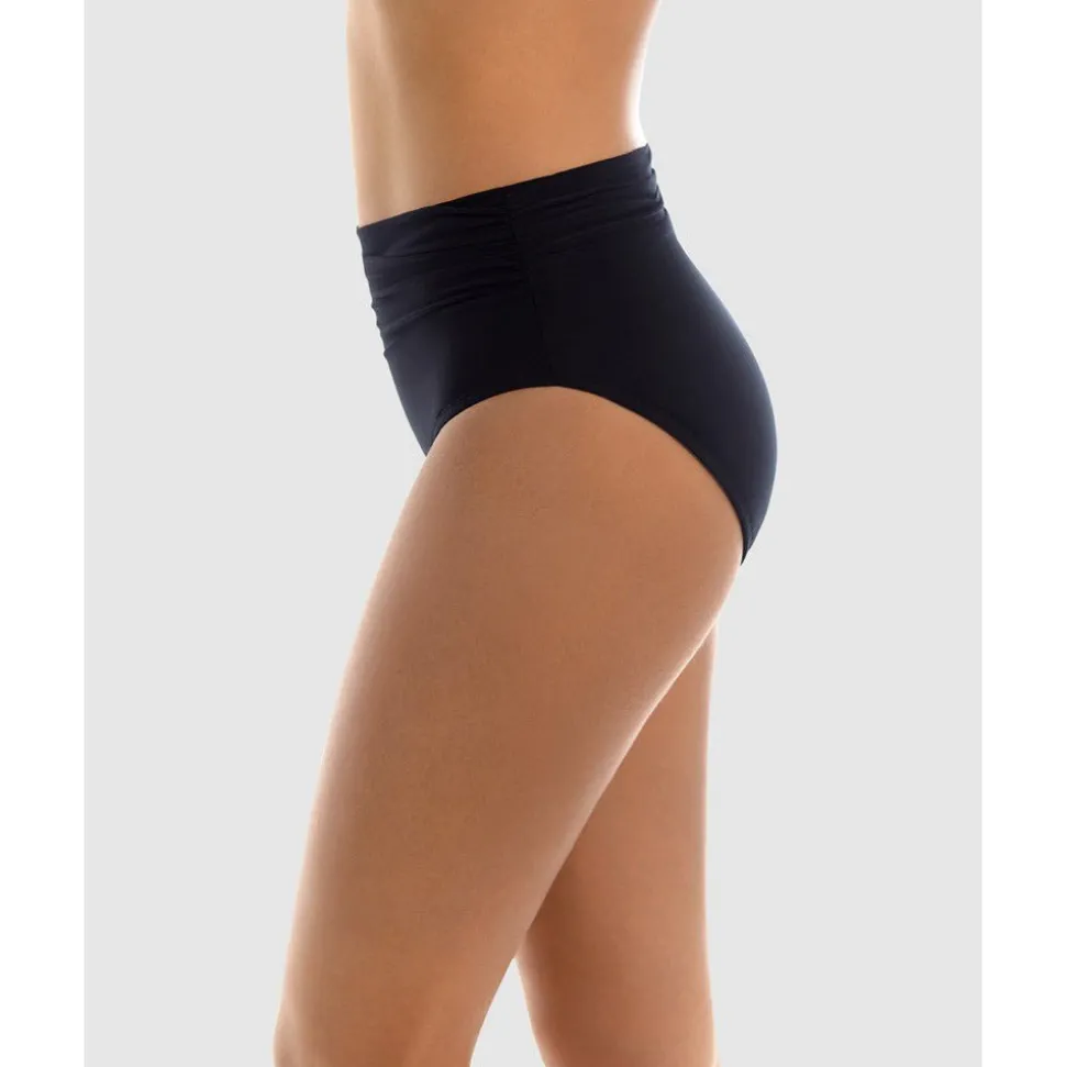 Buy Ruched Figure Shaping High Waist Bikini Bottom