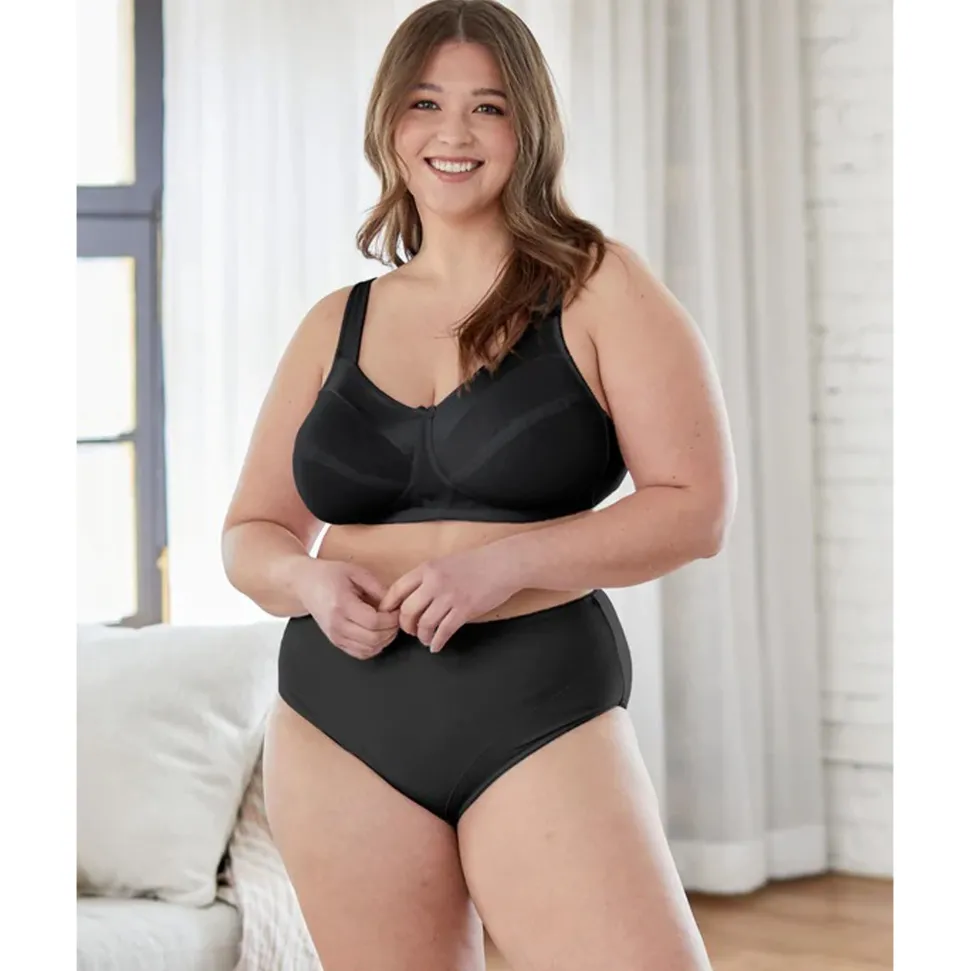 Buy Satin Trim Wirefree Unlined Cotton Bra