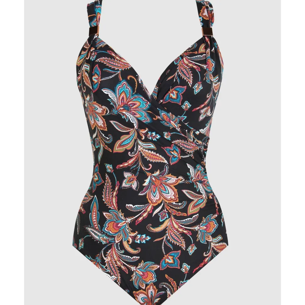Buy Scotch Floral Siren Crossover Shaping Swimsuit