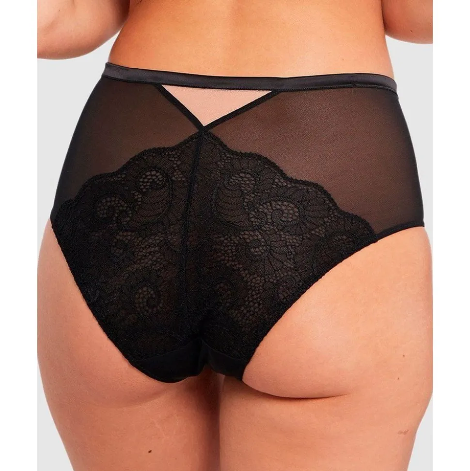Buy Serena High Waist Tulle & Lace Brief