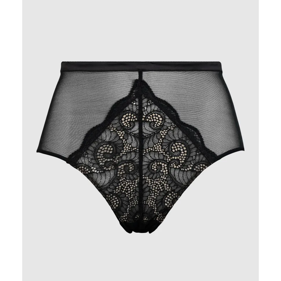 Buy Serena High Waist Tulle & Lace Brief