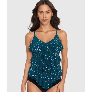 Buy Shadow Dot Rita Tiered Soft Cup Tankini Top