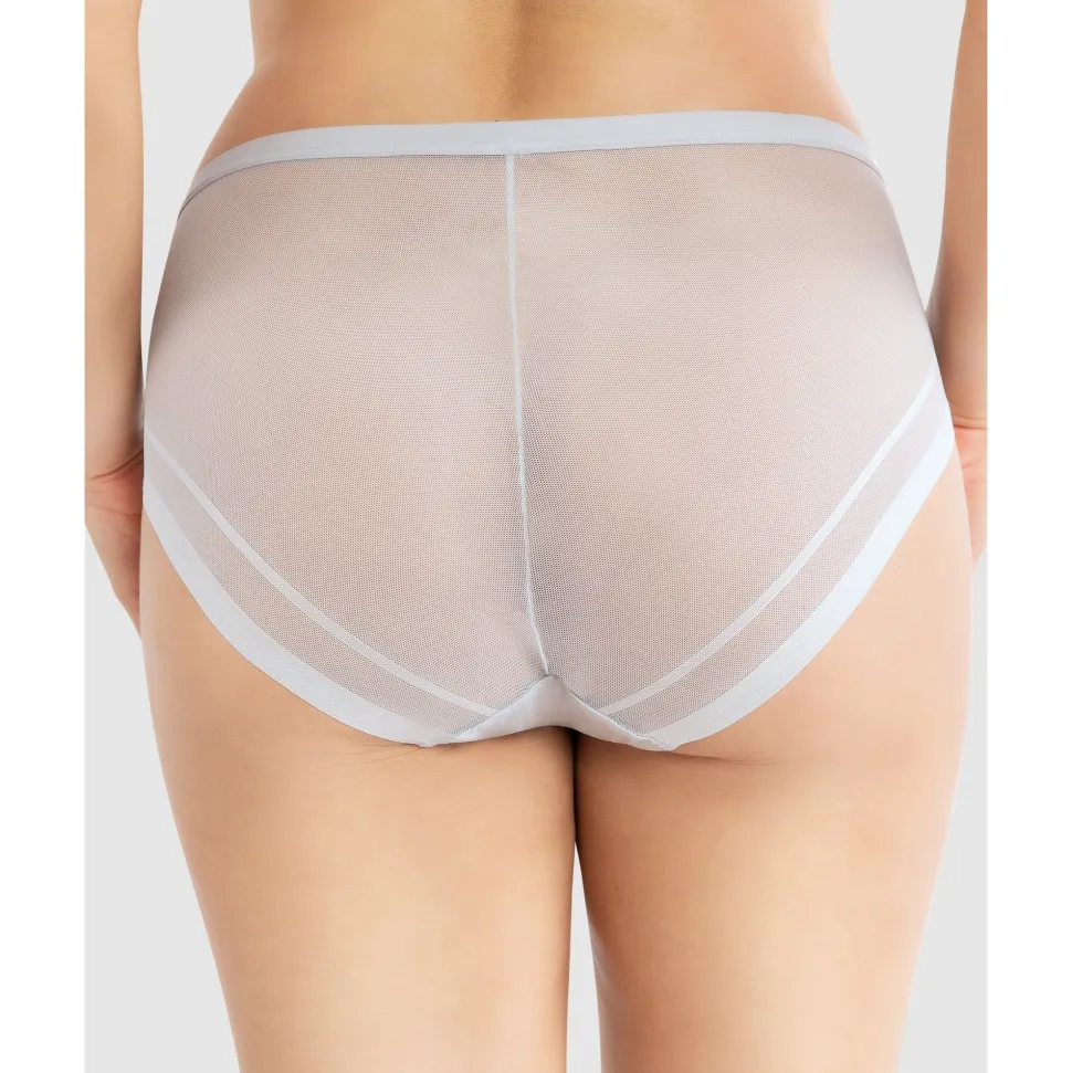 Buy Shea Full Coverage High Waist Brief-Silver