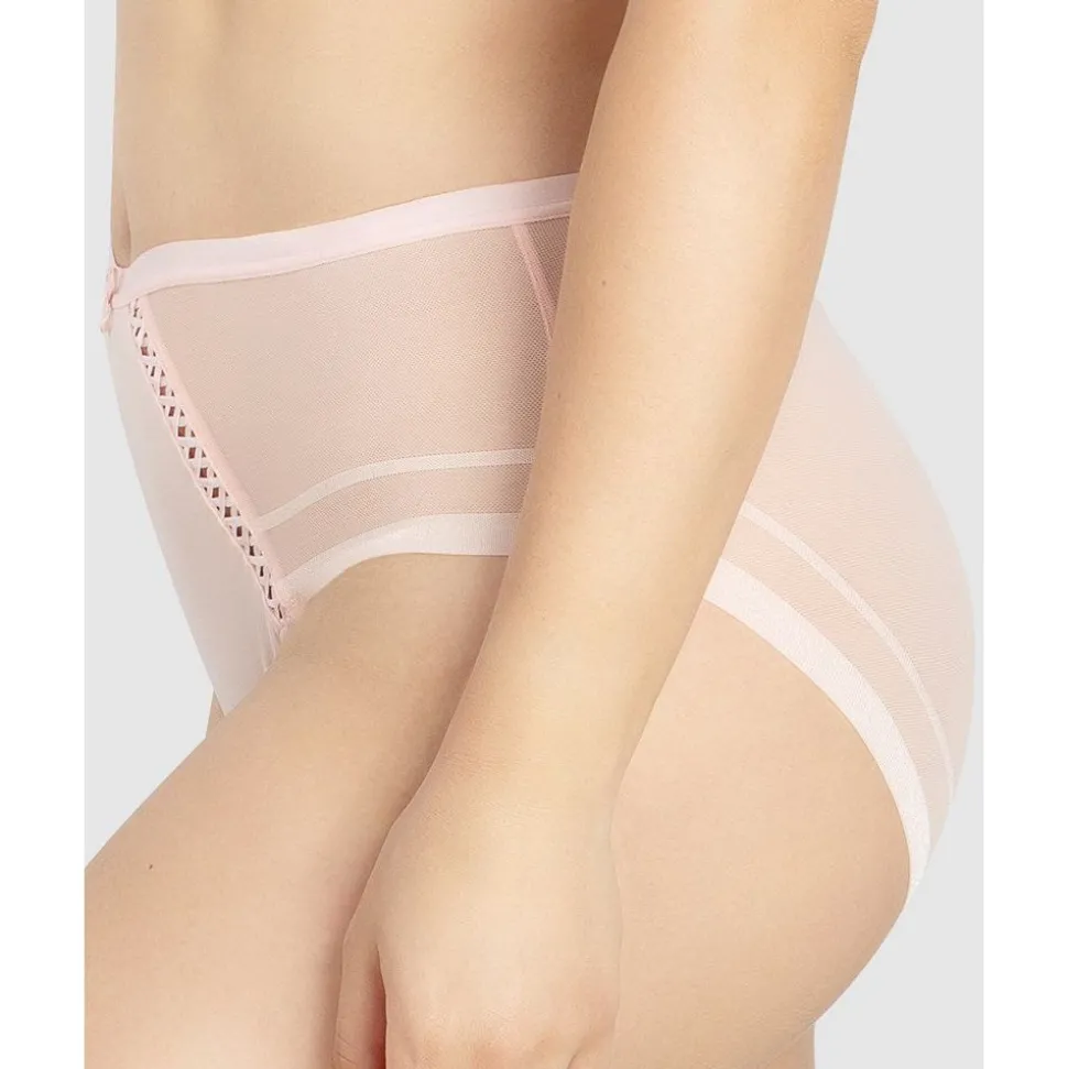 Buy Shea Full Coverage High Waist Brief-Petal Pink