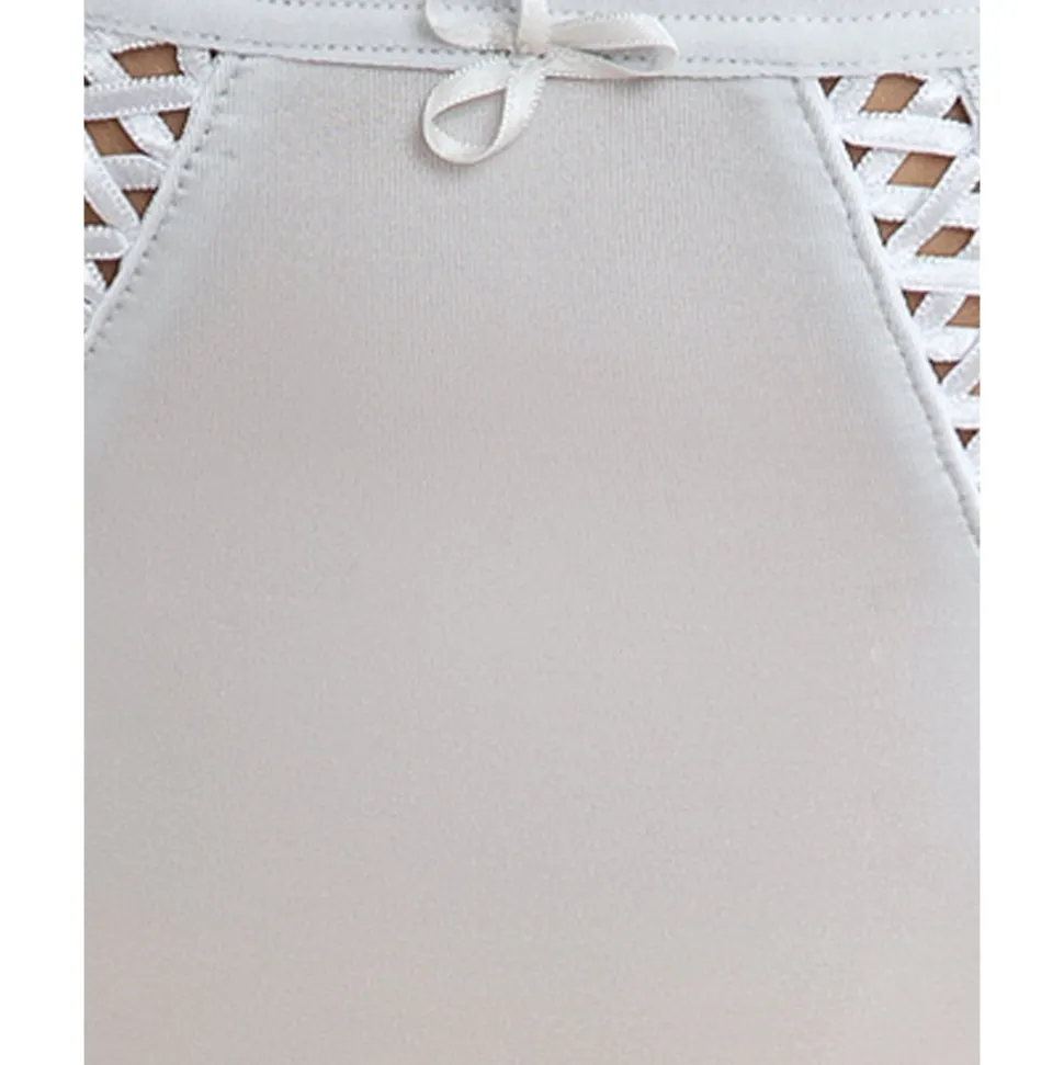 Buy Shea Full Coverage High Waist Brief-Silver