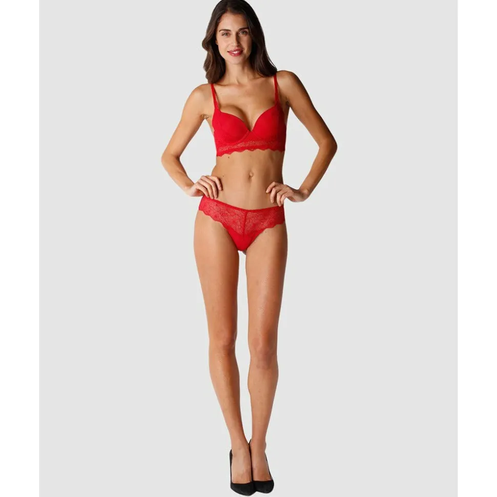 Buy Sheer Lace Hipster Brazilian Brief