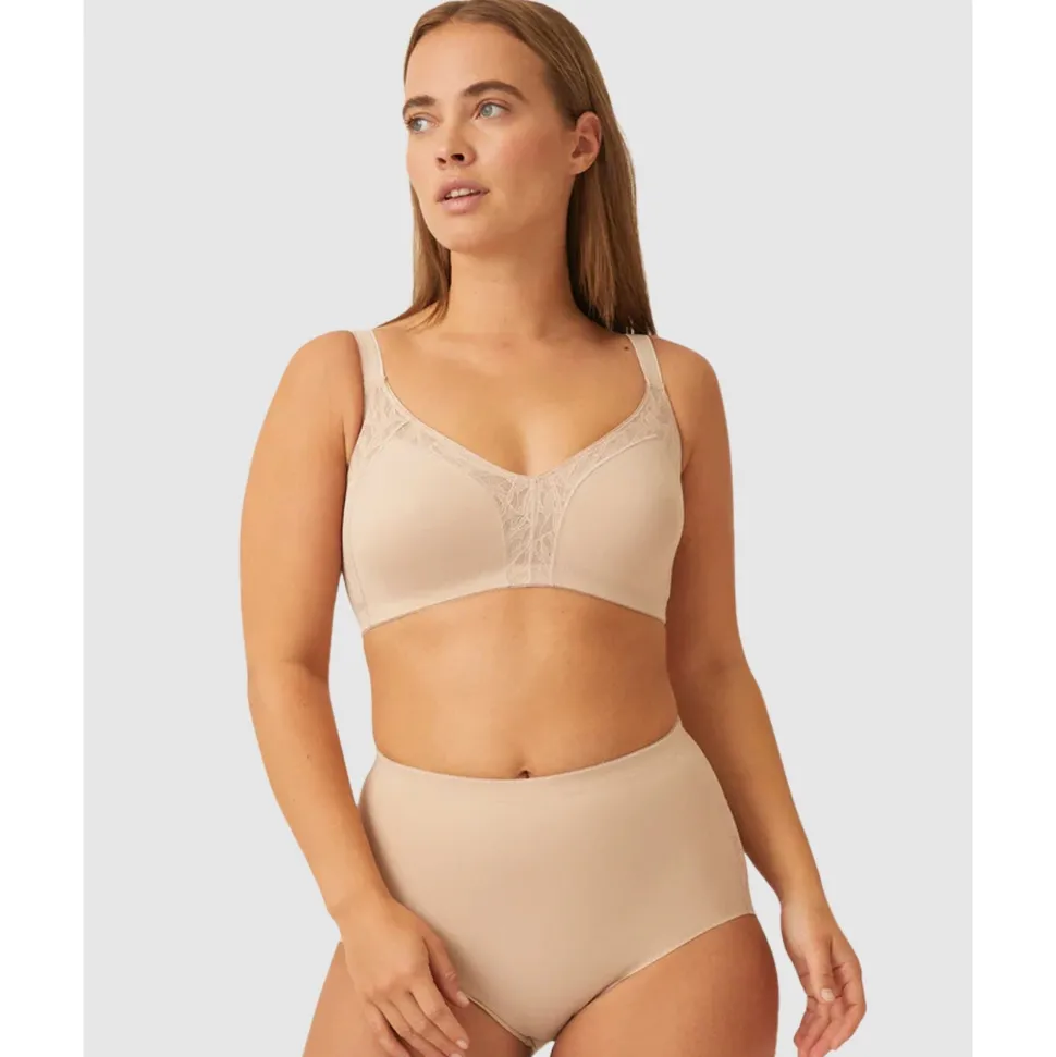 Buy Side Smoothing Minimiser Bra With Lace