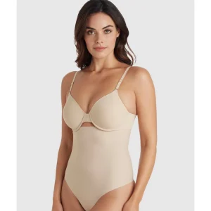 Buy Sleek Essentials Ultra High Waist Shaping Thong-Warm Beige