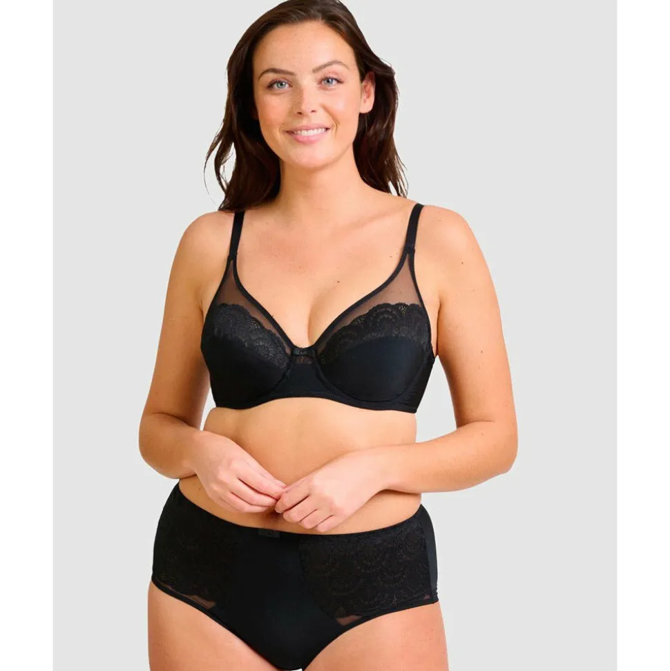 Buy So Féminine Full Cup Wired Bra with Lace