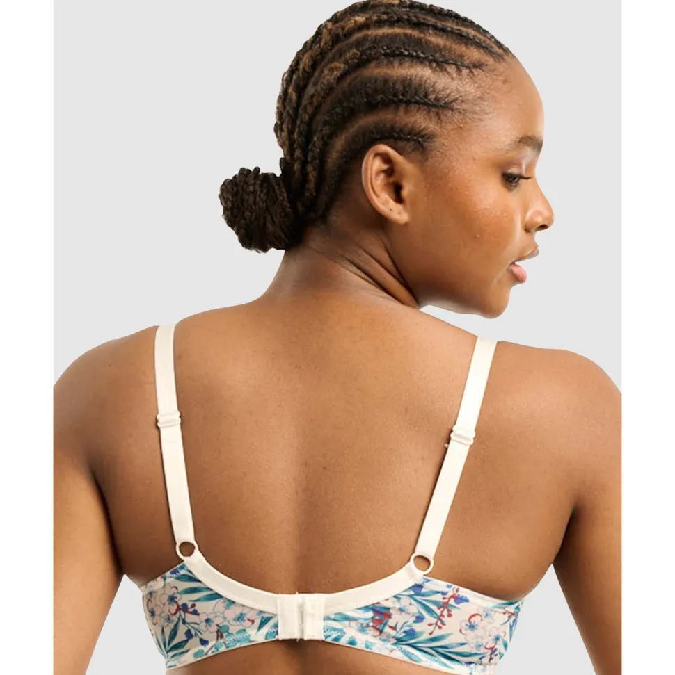 Buy So Pure Fantaisy Sustainable Tulle Wired Full Cup Bra-Estival Summer Flower