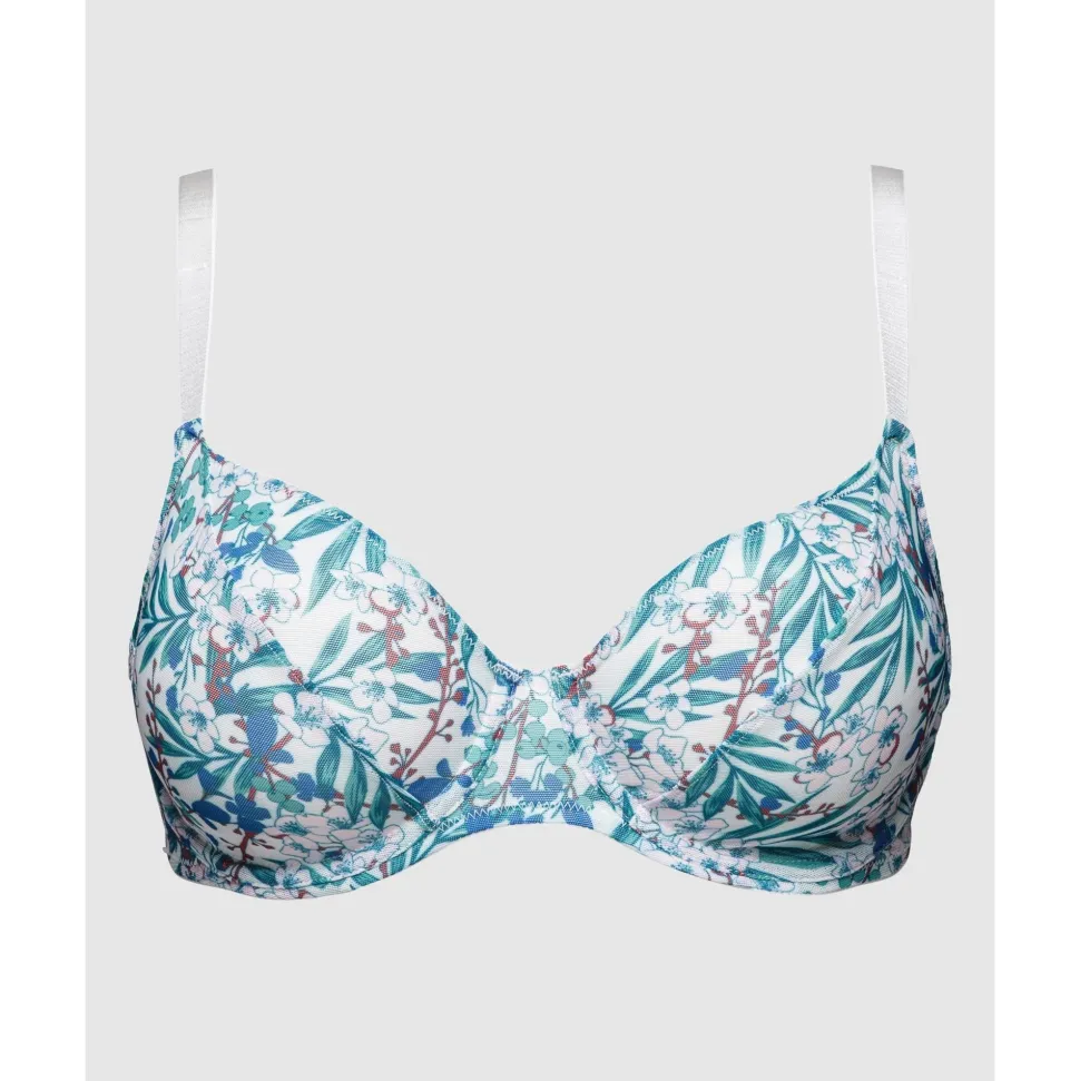 Buy So Pure Fantaisy Sustainable Tulle Wired Full Cup Bra-Estival Summer Flower