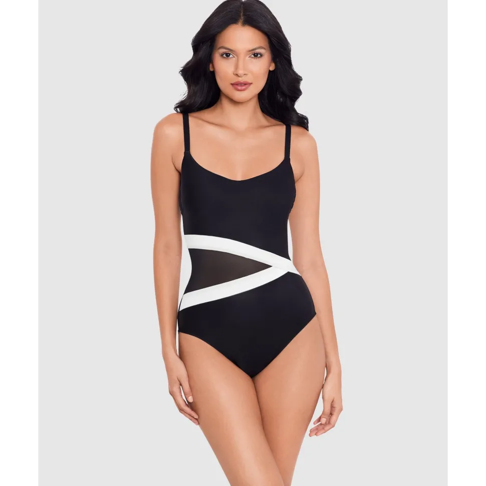 Buy Spectra Lyra Underwired One-Piece Shaping Swimsuit with Mesh