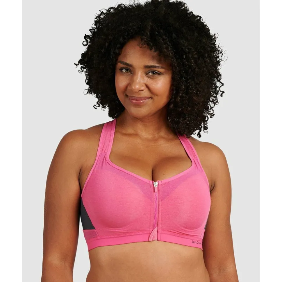 Buy Sport Tonic Front Zip Up Underwired Sports Bra