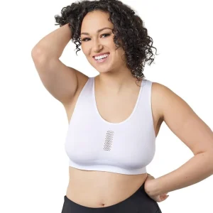 Buy Steffi Cooling Seamless & Wireless Bra-White