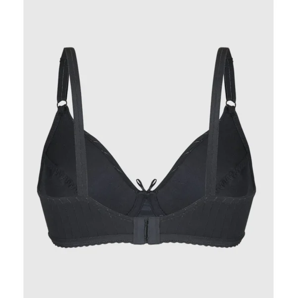 Buy Striped Cotton Lightly Lined Wirefree Plunge Bra