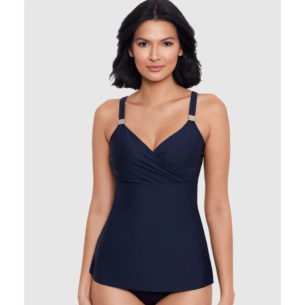 Buy Surplice Loose Fit Wired Tankini Top