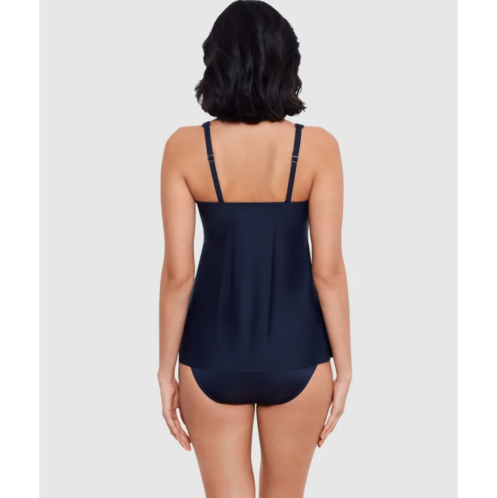 Buy Surplice Loose Fit Wired Tankini Top