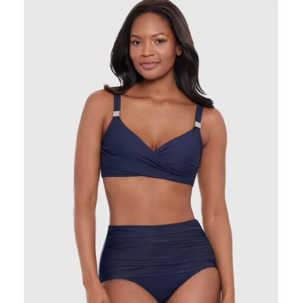 Buy Surplice Supportive Underwired Full Bust Bikini Top-Midnight