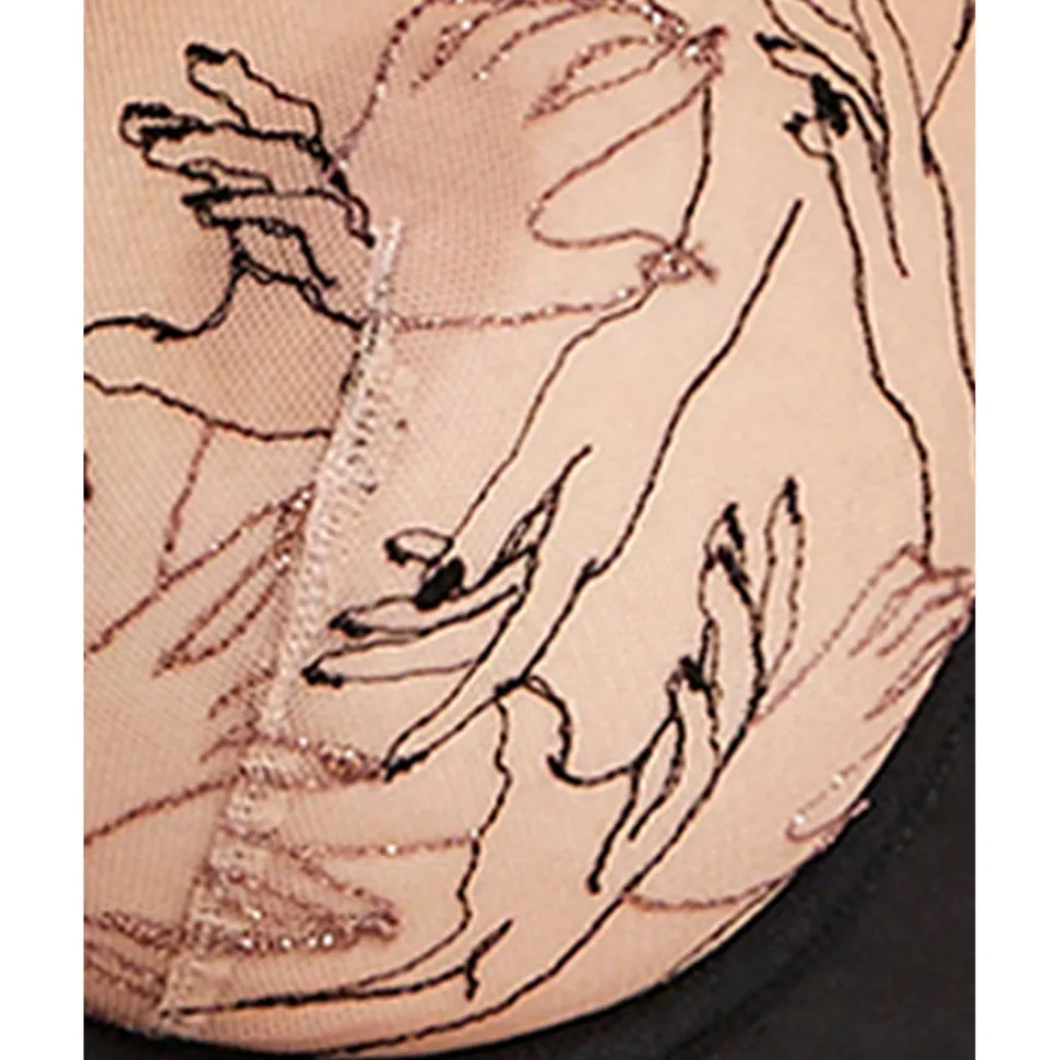 Buy Tamara Embroidered Tulle Wired Plunge Bra