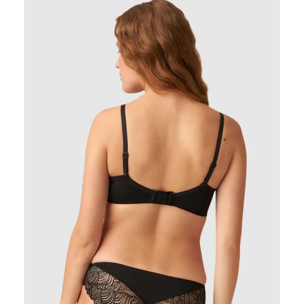 Buy The Friday Wirefree Recycled Lace Bra-Black