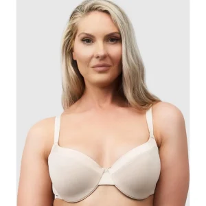 Buy The Wednesday Satin Trim Seamless Underwire Bra