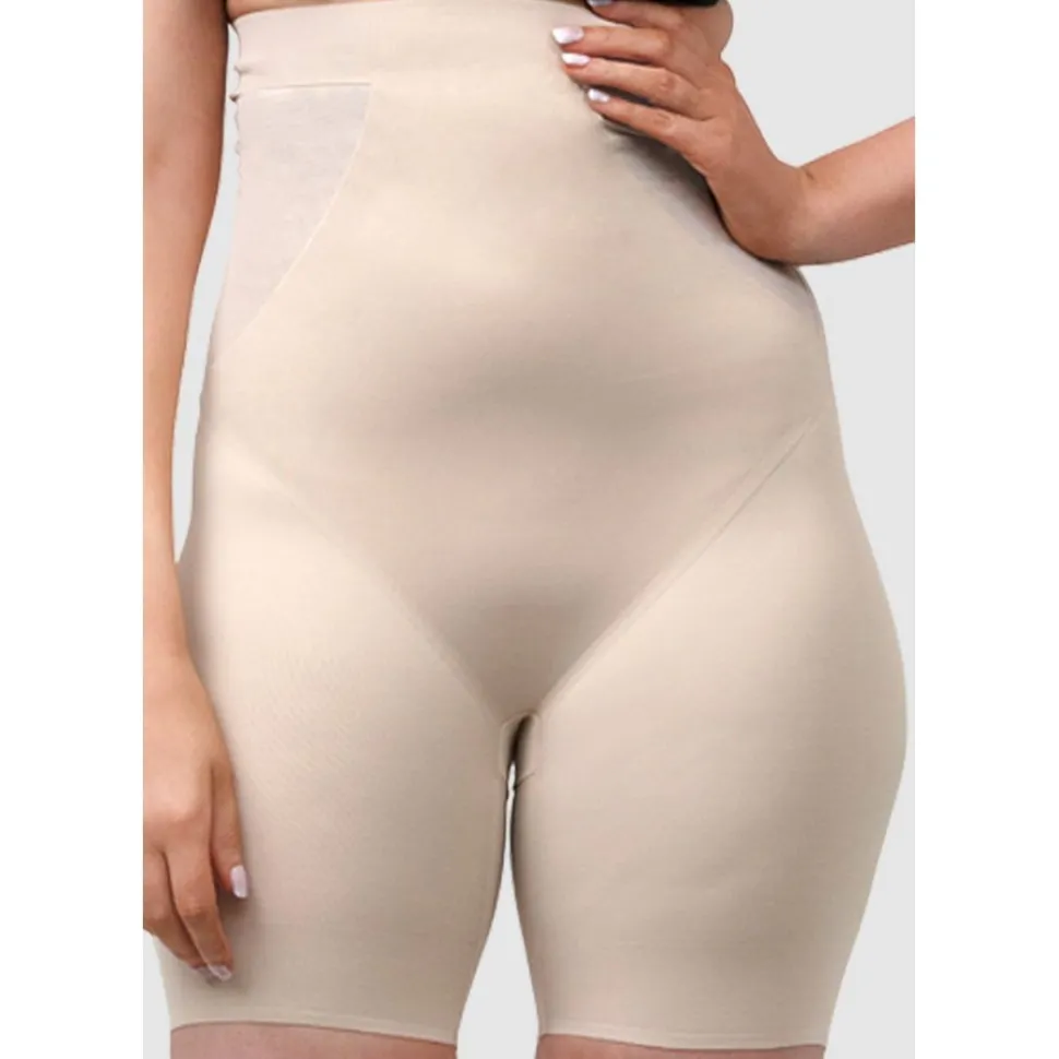 Buy Total Contour Hip, Tummy & Thigh Slimmer Shaping Shorts-Warm Beige
