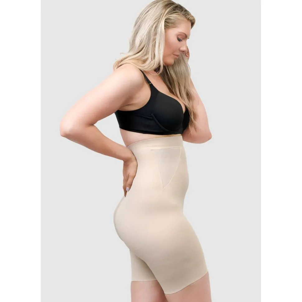 Buy Total Contour Hip, Tummy & Thigh Slimmer Shaping Shorts-Warm Beige