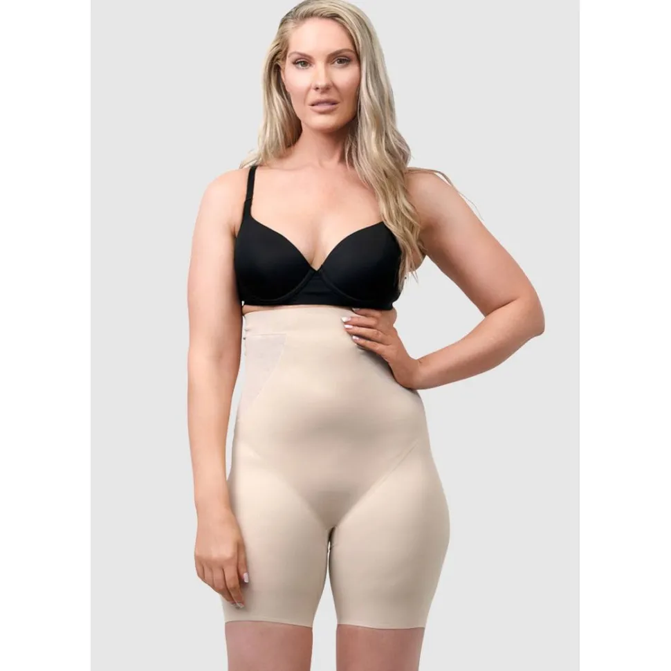 Buy Total Contour Hip, Tummy & Thigh Slimmer Shaping Shorts-Warm Beige