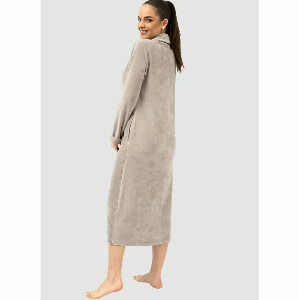 Buy Vancouver Button Up Bamboo & Cotton Robe