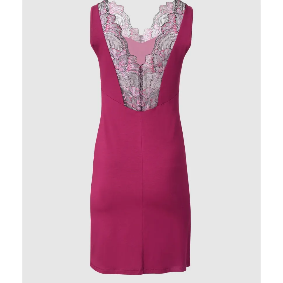 Buy Viscose & Lace Trim Short Nightie