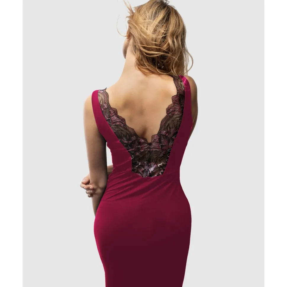 Buy Viscose & Lace Trim Short Nightie