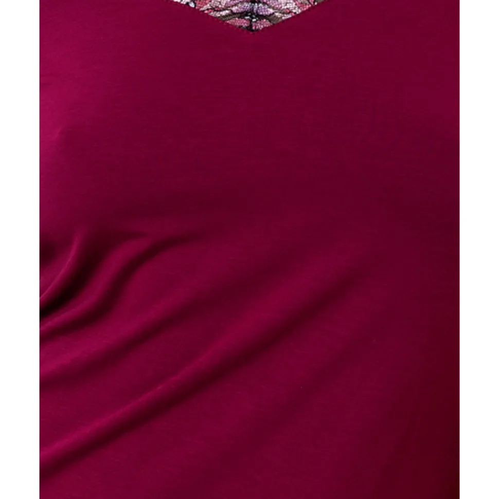 Buy Viscose & Lace Trim Short Nightie